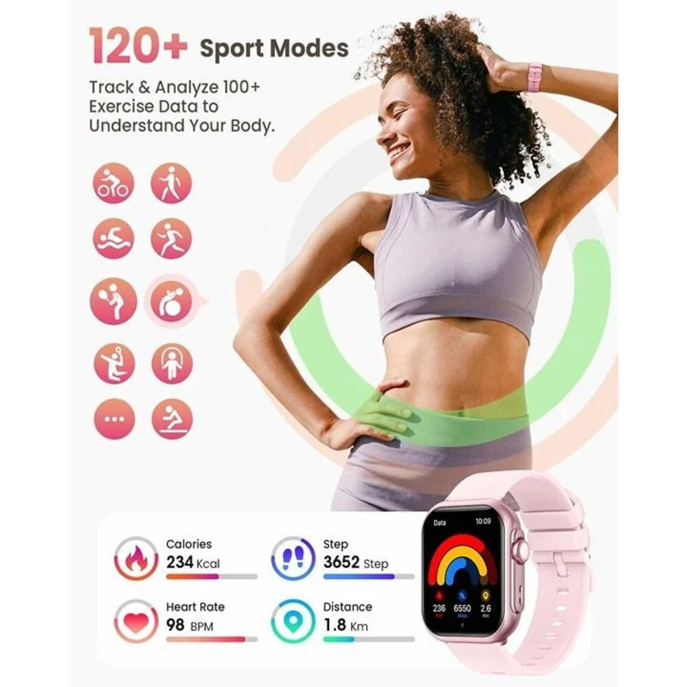 Smart Watch for Women and Men - Rose